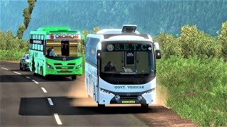 City Bus Games  Bharatbenz Bus Games  Capella Bus Mod Ets2  SETC Capella Bus Games [upl. by Elocyn399]