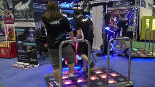 StepManiaX Brings More Rhythm To IAAPA 2019 Step Revolution [upl. by Ardnasil]