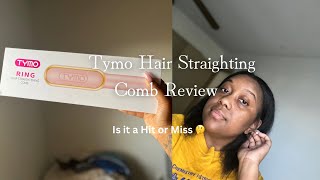 Tymo Hair Straightening Comb Review on 4c Hair [upl. by Avle]