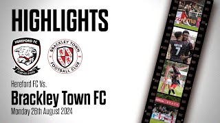 HIGHLIGHTS  Brackley Town 12 Hereford [upl. by Lauhsoj]