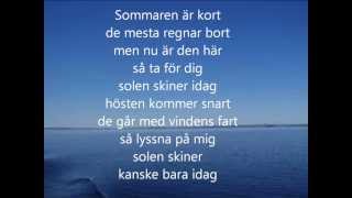 Tomas Ledin Sommaren är kort Lyrics [upl. by Analah]