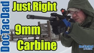 Just Right Carbine 9mm  Pistol Caliber Carbine Shooting Review [upl. by Flossy]