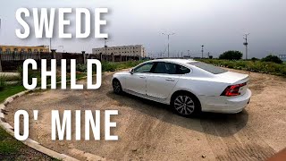 Volvo S90 Review  Price Performance Mileage Ride Handling Ground Clearance ADAS Safety Features [upl. by Okia]