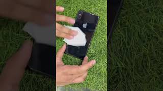 iphone xs max back glass change iphone apple change foryou shortsviral [upl. by Hartnett]