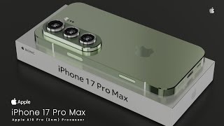 iPhone 17 Pro Max 5G Exclusive first look  A19 Pro2nm Crazy New UpgradesiPhone 17 Pro Max [upl. by Aioj]