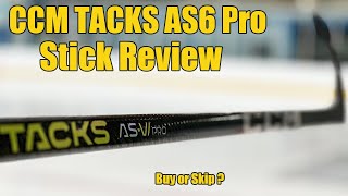 CCM Tacks AS6 Pro hockey stick review  Is the ASVI better than the ASV Pro [upl. by Cung]