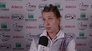 Interview Barbora Strycova CZE [upl. by Enidan]