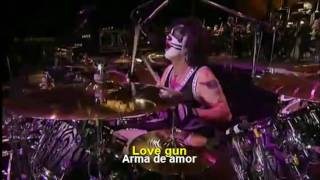 Kiss  Love Gun HD  Español  Inglés [upl. by Arahset]