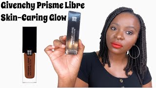 New Givenchy Prisme Libre SkinCaring Glow Foundation on Oily Skin [upl. by Treblah282]