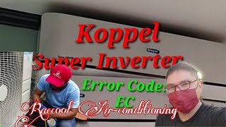 Koppel Super Inverter EC ERROR CODERaccool Airconditioning TutorialTv [upl. by Ysiad]