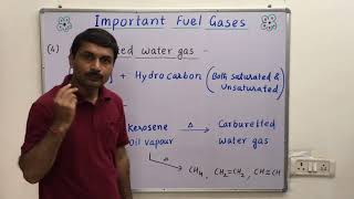 Fuel gases  Water gas Producer gas coal gas semi water gasNatural gasoil gas Crburatted gas [upl. by Ashil]