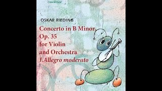 Oskar Rieding Violin Concerto in B minor  Orchestra PlayAlong [upl. by Togram]