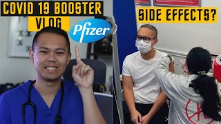 COVID 19 Booster Vaccine Vlog  Pfizer CVS Side Effects [upl. by Krever]