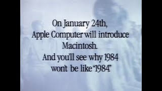 Apple 1984 Super Bowl Commercial HD [upl. by Ardnait]