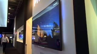 Philips 65PFL9708 Ultra HD TV Ambilight XXL IFA 2013 Eyes On [upl. by Aretina867]