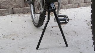 Review Pletscher doublelegged bicycle kickstand one that breaks your bank [upl. by Eiuqnimod230]