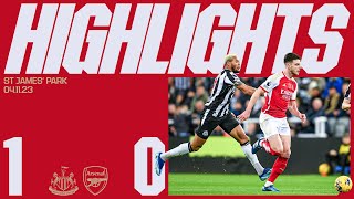 HIGHLIGHTS  Newcastle United vs Arsenal 10  Premier League [upl. by Rexanne]