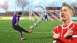 Lewandowski vs freekickerz ⚽ Free Kick Shootout [upl. by Ulrich613]