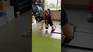 12 kneeling lateral dorsiflexion stretch [upl. by Motteo]