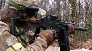 Airsoft War FPS CQB Action Crail Scotland HD [upl. by Ahsatal]