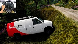 BeamNG Drive  Gavril HSeries Facelift BeamNG drive Gameplay With Thrustmaster [upl. by Parrisch]