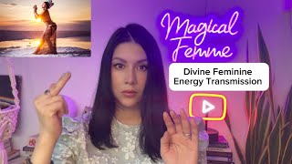 Divine Feminine Energy Transmission energyhealing goddess [upl. by Atiuqad132]