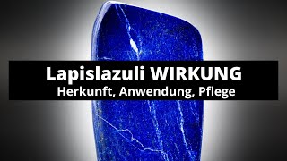 Lapislazuli Wirkung amp Anwendung als Heilstein 💎 Kristall [upl. by Ioves331]