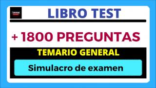 TEST 1 TEMARIO GENERAL [upl. by Aillil655]