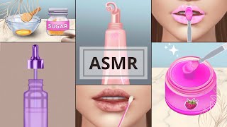 ASMR 🍓 lip care for dry and chapped lips  asmr animation [upl. by Ardnekal150]