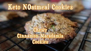 Chewy Keto Oatmeal Cookies  kid friendly  grain free  low carb  ketogenic recipe [upl. by Norina]