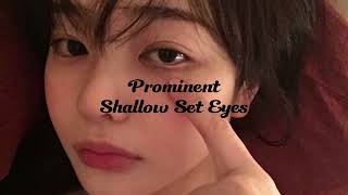 prominent shallow set eyes [upl. by Player]