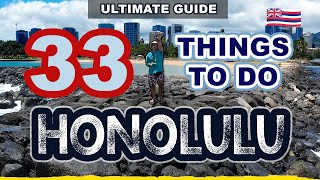 33 Amazing Things To Do and Eat in HONOLULU HAWAII The Ultimate Food Tour And Oahu Travel Guide [upl. by Meela]