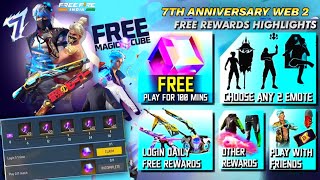 Claim Free Magic Free Fire 7th Anniversary🤯😳Free Fire India Free Fire New Event  Ff New Event [upl. by Ileana932]