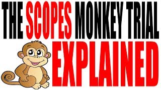 The Scopes Monkey Trial Explained in 5 Minutes US History Review [upl. by Amaty]