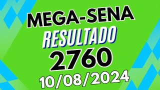 RESULTADO DA MEGA SENA 2760  Confira os Números do Concurso 2760 [upl. by March134]