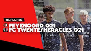 First points in the pocket  Highlights FeyenoordO21  FC TwenteHeracles Academie O21  20212022 [upl. by Llenor]