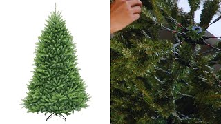 National Tree Company Artificial Christmas Tree 7ft Assembly and Review [upl. by Camella]