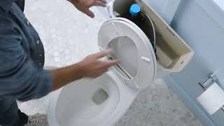 How to Replace a Universal Fill Valve on a Gerber Toilet [upl. by Anairda150]