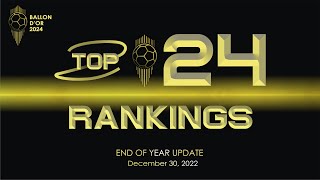 BALLON DOR 2024  TOP 24 RANKINGS [upl. by Ariadne929]