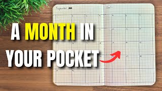 EASY Pocket Notebook Planner Setup [upl. by Obala]