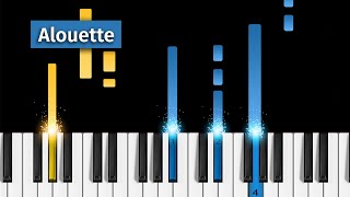 Alouette  Piano Tutorial [upl. by Adekan]