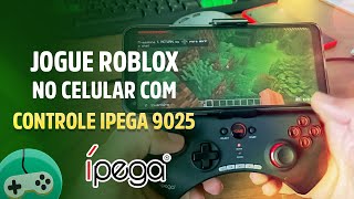 JOGANDO MINECREFT NO CELULAR COM CONTROLE IPEGA 9025 [upl. by Onstad]