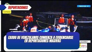 Venezuela La cara fea de la migración masiva se asoma con las deportaciones masivas [upl. by Yentruok]