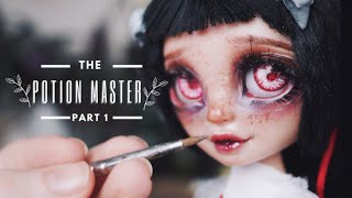 THE POTION MASTER  PART 1 Resin eyes and Face up  Rainbow high Custom figure [upl. by Aymer]