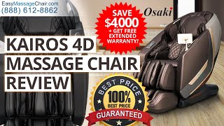 Osaki Kairos Massage Chair Review [upl. by Plato]