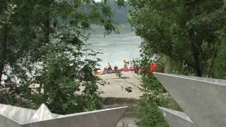 Kajakabenteuer DONAU  Clip 3  WILDES ZELTEN  Mit Kassel Family on tour [upl. by Akiemahs]