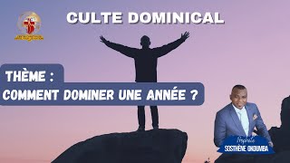 Culte dominical  Prophète Sosthène OKOUMBA  Thème  quotComment Dominer une Annéequot  31122023 [upl. by Enelav597]