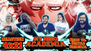 My Hero Academia  4x21 Deku vs Gentle Criminal  Group Reaction [upl. by Yenttirb]