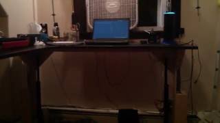 DIY Alexa enabled Electric SitStand Desk [upl. by Anuahsar]