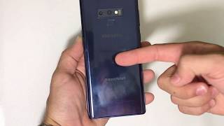 Como remover la tapa trasera de Samsung Galaxy Note 9 [upl. by Akemrej]